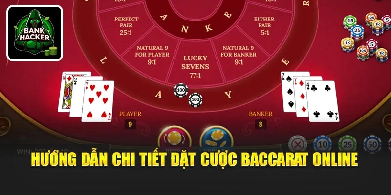 Hướng dẫn chi tiết đặt cược Baccarat Online