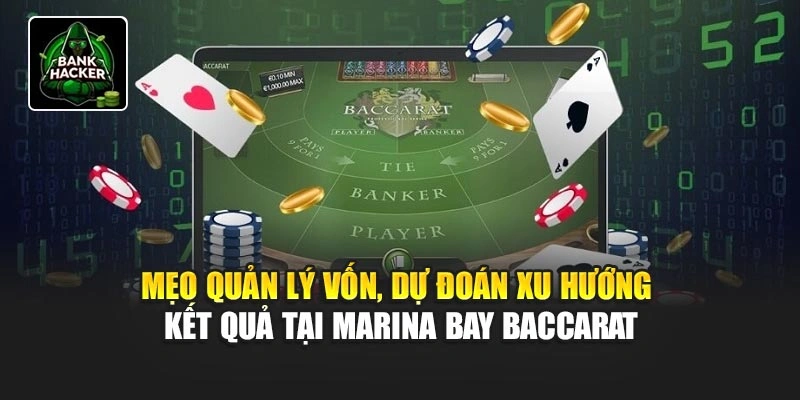 Mẹo quản lý vốn, dự đoán xu hướng kết quả tại Marina Bay Baccarat