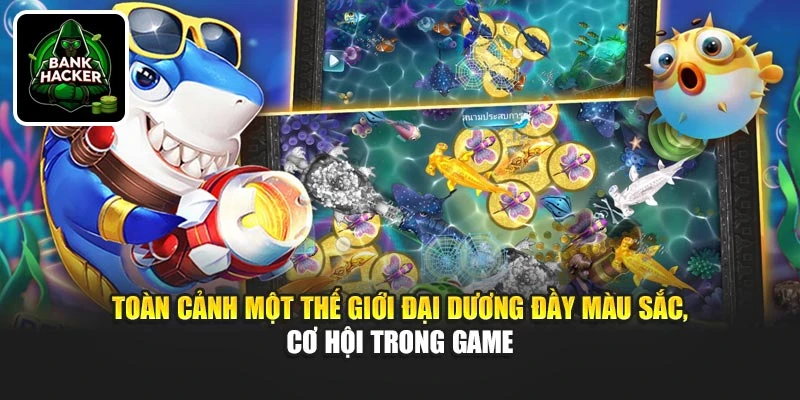 Toàn cảnh một thế giới đại dương đầy màu sắc, cơ hội trong game