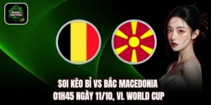 Soi Kèo Bỉ vs Bắc Macedonia, 01h45 Ngày 11/10, VL World Cup