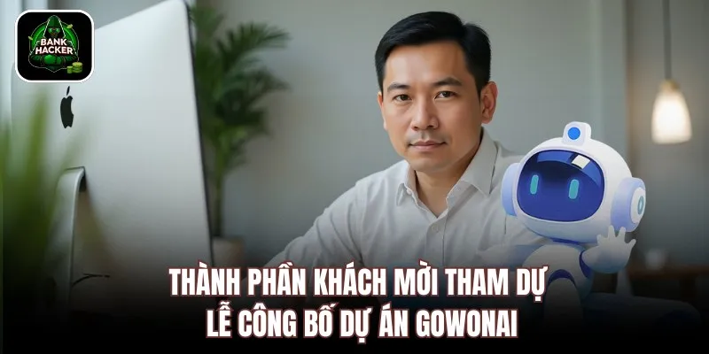 Thành phần khách mời tham dự lễ công bố dự án GoWonAI